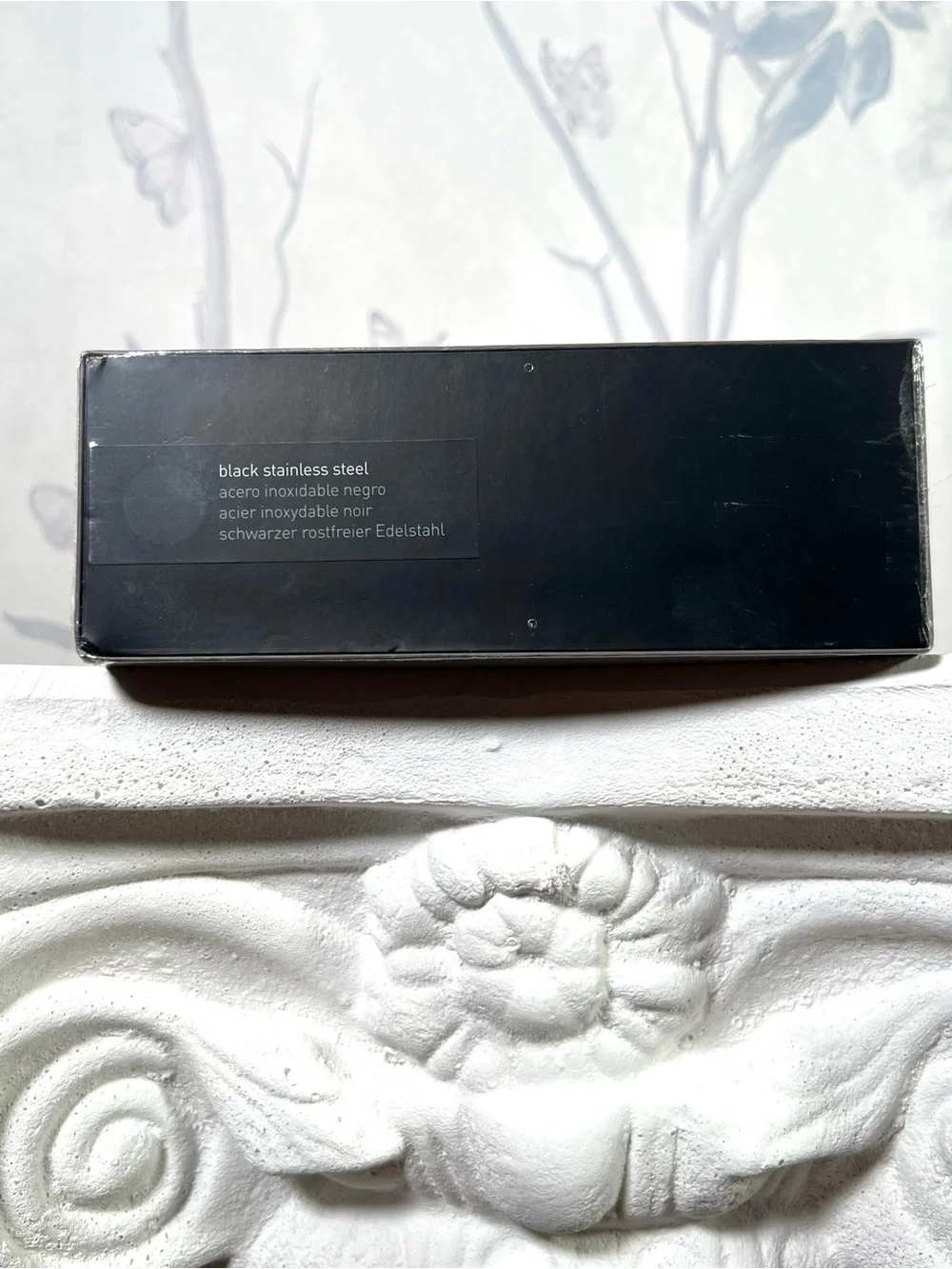 Simple human Compact Sensor Mirror - Black Stainless Steel